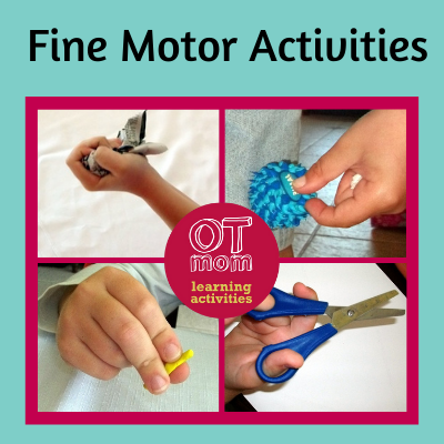 All of OT Mom's fine motor activities - the best range of activities to help your kids build fine motor skills!