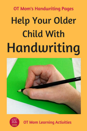 Activities to Improve Handwriting - The Joys of Boys