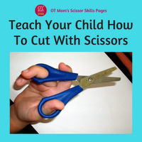 HeidiSongs - Have you tried dough scissors? To teach kids how to