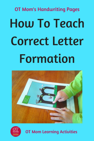 how to teach letter formation from the beginning